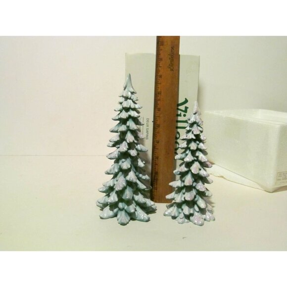 Dept 56 Village Accessories - Wintergreen Pines, Set of 2, Large #52661 - Picture 4 of 5